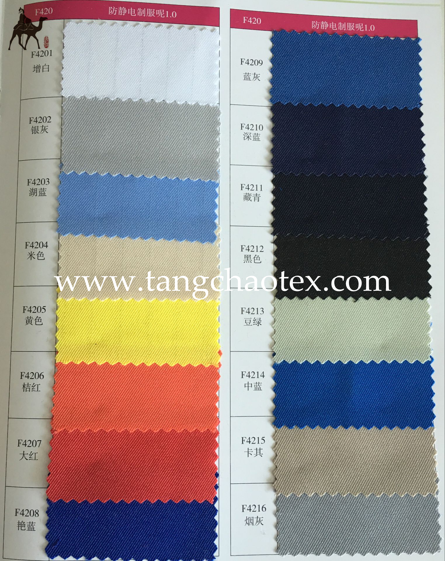 Antistatic fabric