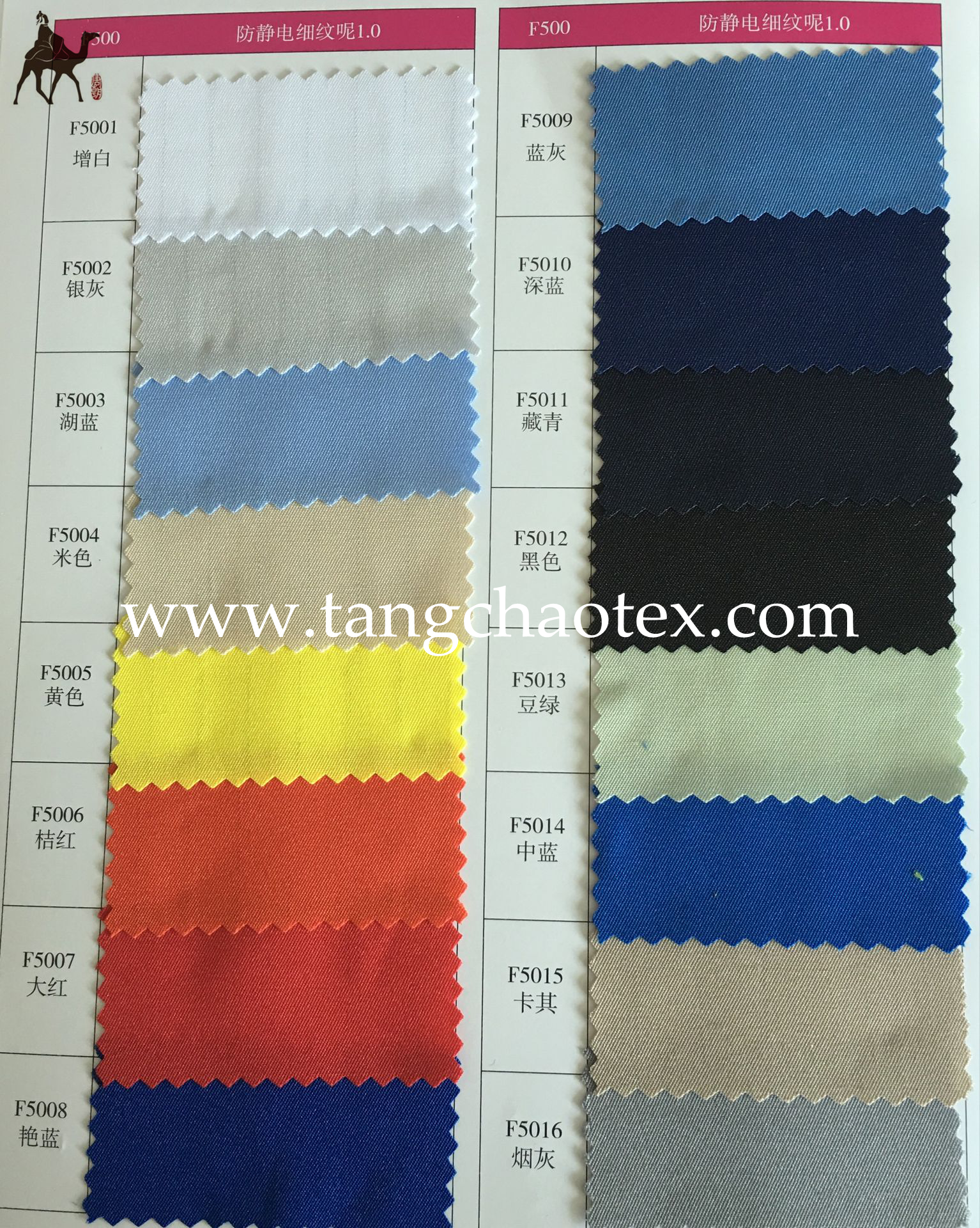 Antistatic fabric