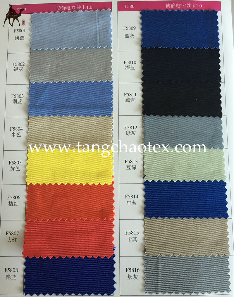 Antistatic fabrics